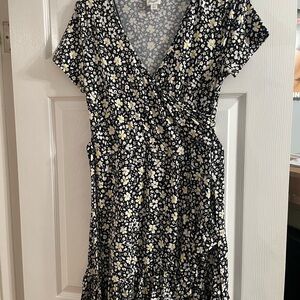 Floral Wrap Dress